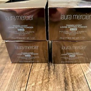 Laura Mercier Translucent glow setting powder- four full size in medium deep